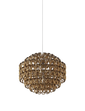 Lampada a sospensione Minigiogali SP 65 - Glossy Chrome / cristallo-bronzo