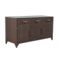 Credenza Madison 3 ante - Mocca / Polypeel