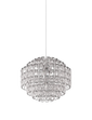 Lampada a sospensione Minigiogali SP 65 - Glossy Chrome / Cristallo d'argento