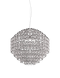 Pendente Minigiogali SP 85 - Glossy Chrome / Cristallo d'argento