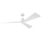 Adler 60 Ceiling Fan in Matte White with Matte White Blades