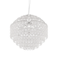 Pendente Minigiogali SP 85 - Glossy Chrome / bianco