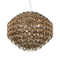 Pendente Giogali Extra grande - Glossy Chrome / cristallo-bronzo