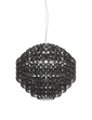 Pendente Minigiogali SP 85 - Glossy Chrome / Cristallo nero nichel