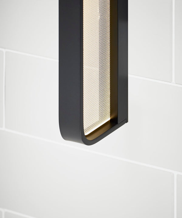 Banda 24" Bath Sconce in Matte Black