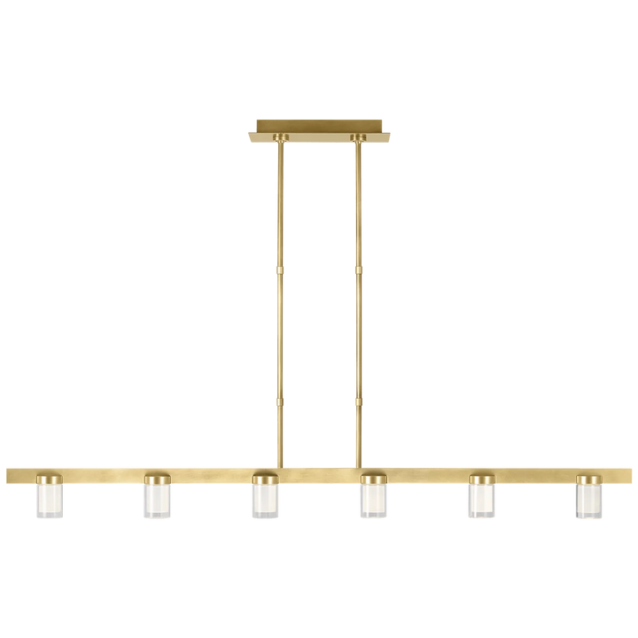 Esfera Large Linear, a premium Linear light by Visual Comfort & Co. Close - up image of its design.