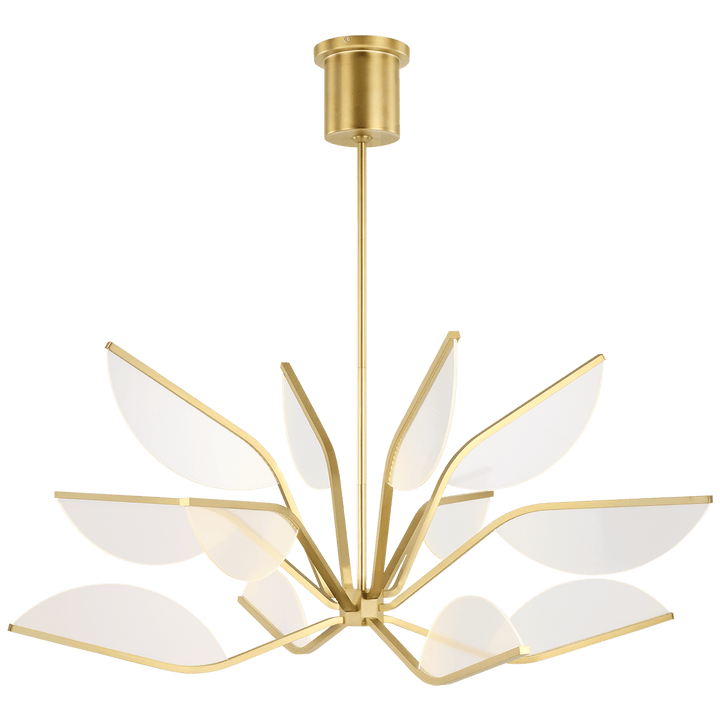 Belterra 38 Chandelier in Natural Brass