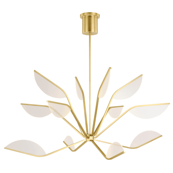 Belterra 48 Chandelier in Natural Brass
