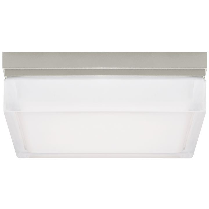 Boxie Large Flush Mount in Satin Nickel