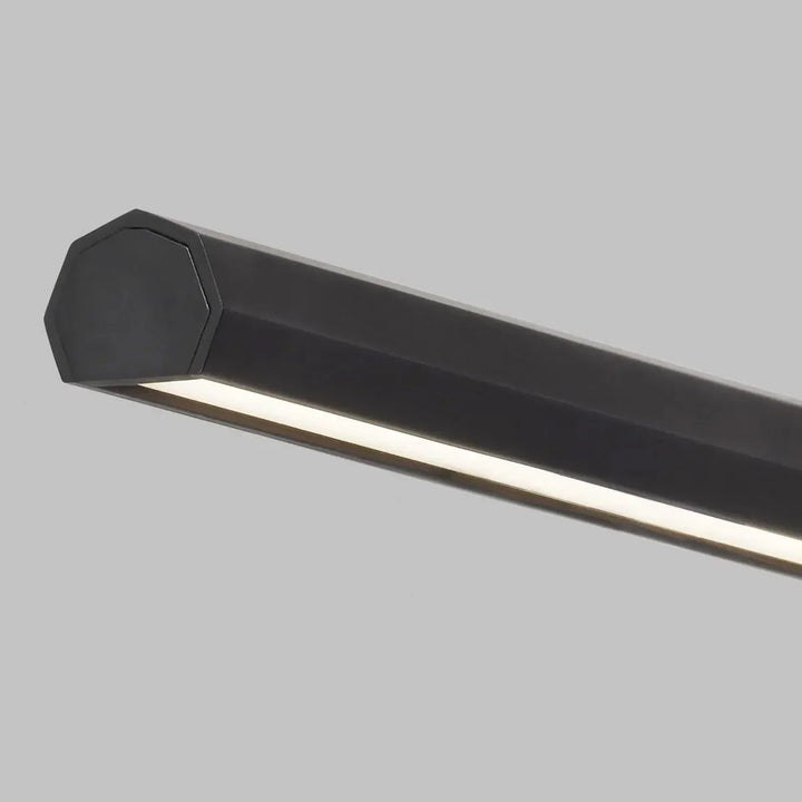 Plural Faceted 18 Picture Light, a premium Wall light by Visual Comfort & Co. Close - up image of its design.