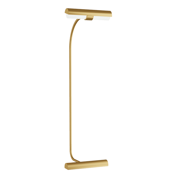 Calumn 43 Floor Lamp in Natural Brass