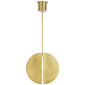 Bau 18" Pendant in Natural Brass