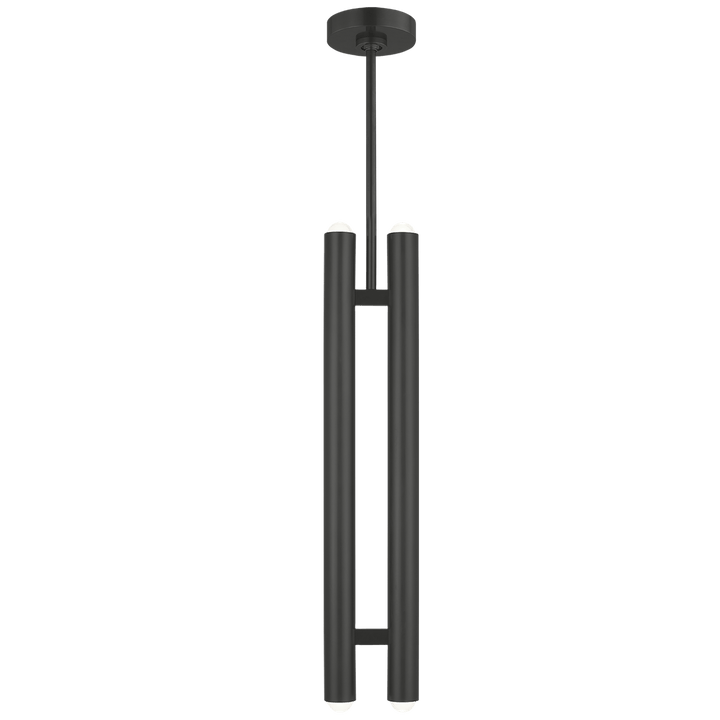 Ebell 2 Light Pendant, a premium Pendant light by Visual Comfort & Co. Close - up image of its design.