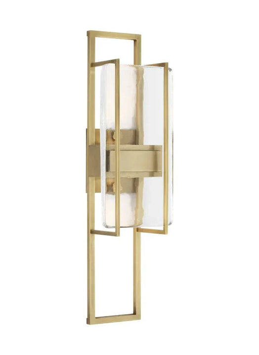 Duelle Medium Wall Sconce, a premium Wall light by Visual Comfort & Co. Close - up image of its design.