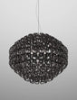 Pendente Giogali Extra grande - Glossy Chrome / nero