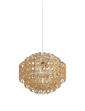 Lampada a sospensione Minigiogali SP 65 - Glossy Chrome / Ambra cristallina