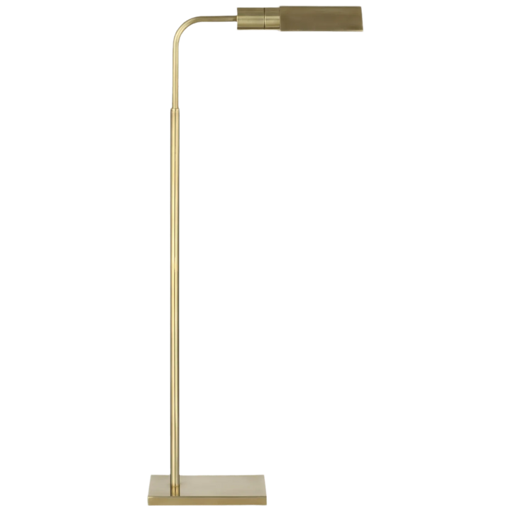 Studio Adjustable Cordless Pharmacy Floor Lamp, a premium Functional light by Visual Comfort & Co. Close - up image of its design.