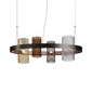 Pendente grande Armonia - Nichel nero opaco / Rame opaco / Multicolore 2