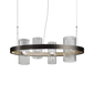 Pendente grande Armonia - Matt black nickel_matt gold 3 / Multicolor 3 / E14