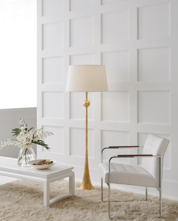 Dover Floor Lamp, a premium Decorative light by Visual Comfort. Close - up image of its design.