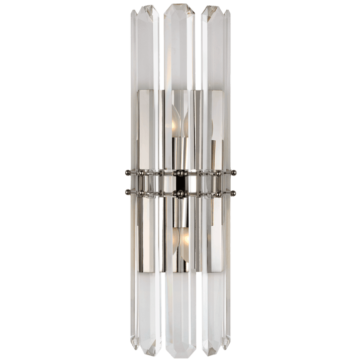 Bonnington Tall Sconce in Polished Nickel
