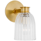 Asalea Single Sconce, a premium Bath light by VCGallery Italy. Close - up image of its design.