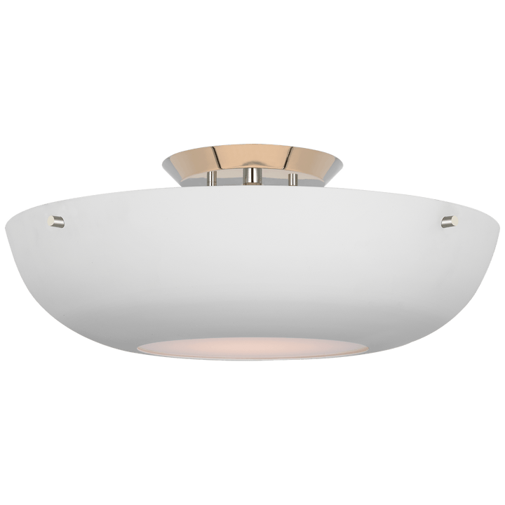 Valencia 16" Flush Mount, a premium Flush Mount light by VCGallery Italy. Close - up image of its design.