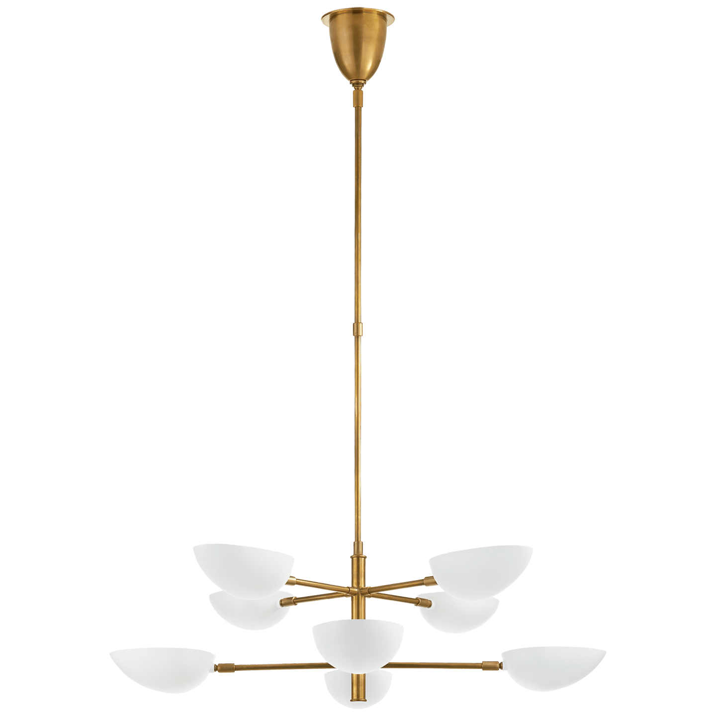 Graphic Large Two-Tier Chandelier