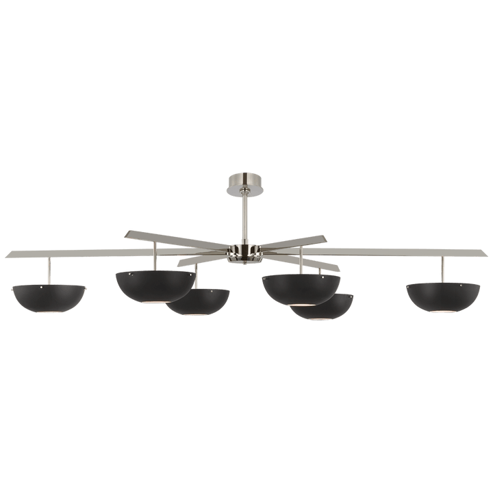 Valencia Grande Six Light Chandelier, a premium Chandelier light by VCGallery Italy. Close - up image of its design.
