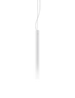 Lampada a sospensione Candela - Glossy Chrome / Bianco lucido