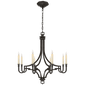 Mykonos Medium Chandelier in Aged Iron