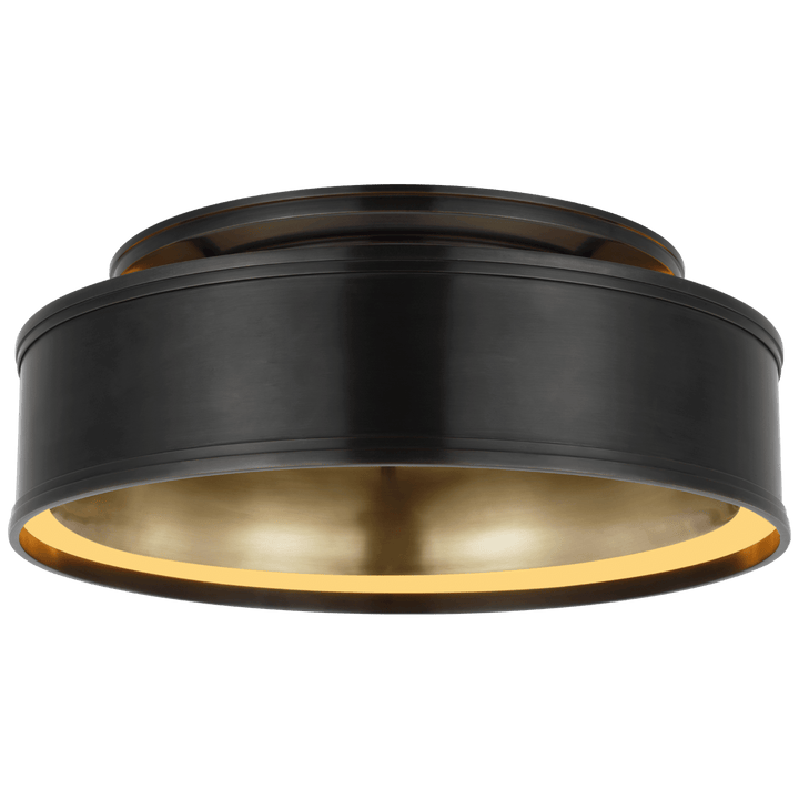 Connery 18" Flush Mount in Bronze