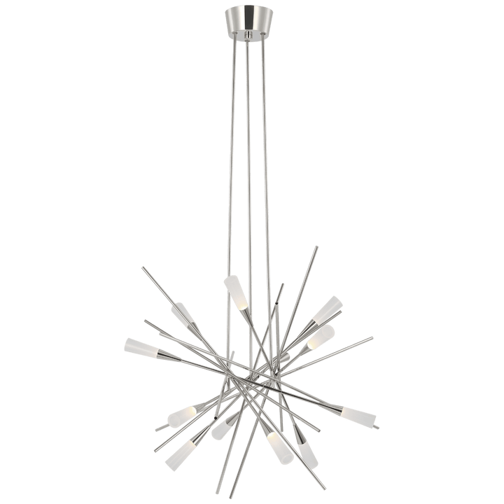 Stellar Medium Chandelier, a premium Chandelier light by Visual Comfort & Co. Close - up image of its design.