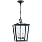 Darlana Small Hanging Lantern in Bronze