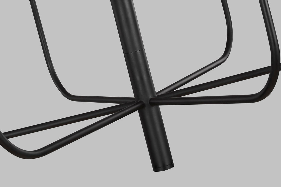 Brianna Small Chandelier in Aged Iron with No Option