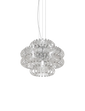 Lampada a sospensione Ecos media - Glossy Chrome / cromo lucido