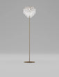 Lampada da terra Giogali - Matte Bronze / bianco