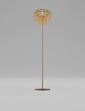 Lampada da terra Giogali - Matte Bronze / Ambra cristallina