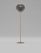 Lampada da terra Giogali - Matte Bronze / Cristallo Fumoso