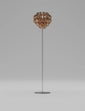 Lampada da terra Giogali - Glossy Chrome / Crystal Cooper / E27