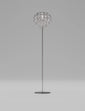 Lampada da terra Giogali - Glossy Chrome / Cristallo trasparente