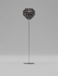 Lampada da terra Giogali - Glossy Chrome / nero