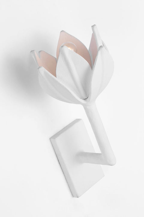 Alberto Small Sconce in Plaster White