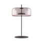Lampada da tavolo Jube grande - Matte Black / Ametista chiara trasparente