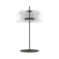 Lampada da tavolo Jube grande - Matte Black / Cristallo trasparente
