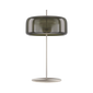 Lampada da tavolo Jube grande - Matte Steel / Verde antico trasparente