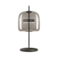 Jube Medium Table Lamp - Matt Black / Smoky Transparent