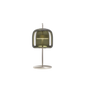 Jube Small Table Lamp - Matt Steel / Old Green Transparent