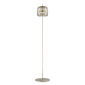 Jube Floor Lamp - Matt Steel / Smoky Transparent