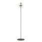 Jube Floor Lamp - Matt Black / Crystal Transparent